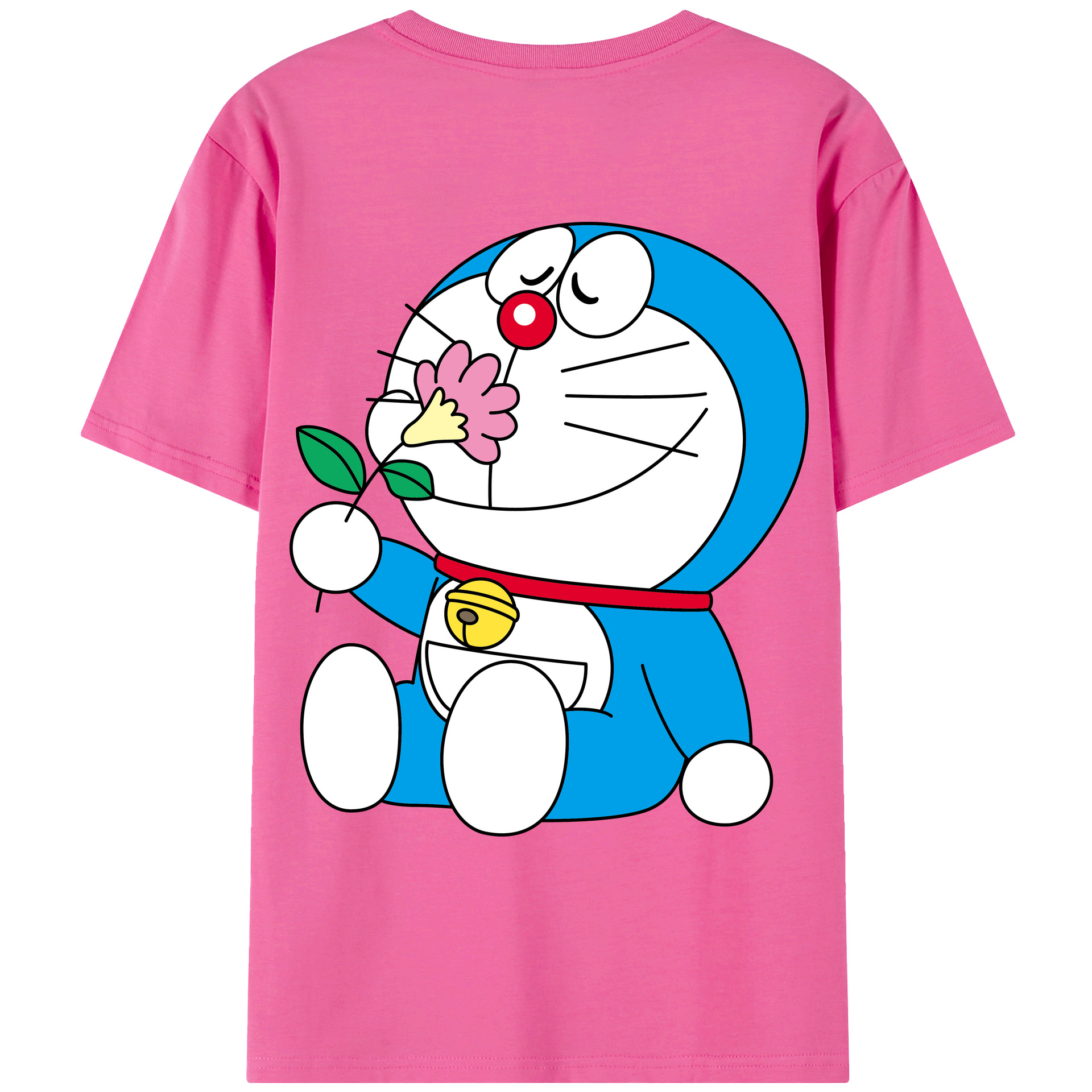 （画像用） ドラえもん Doraemon レディース半袖Tシャツ(バックプリント)